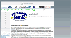 Desktop Screenshot of klima-europa.hu